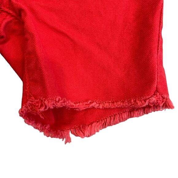 GAP Toddler Red Denim Cut Off Shorts - Picture 9 of 9